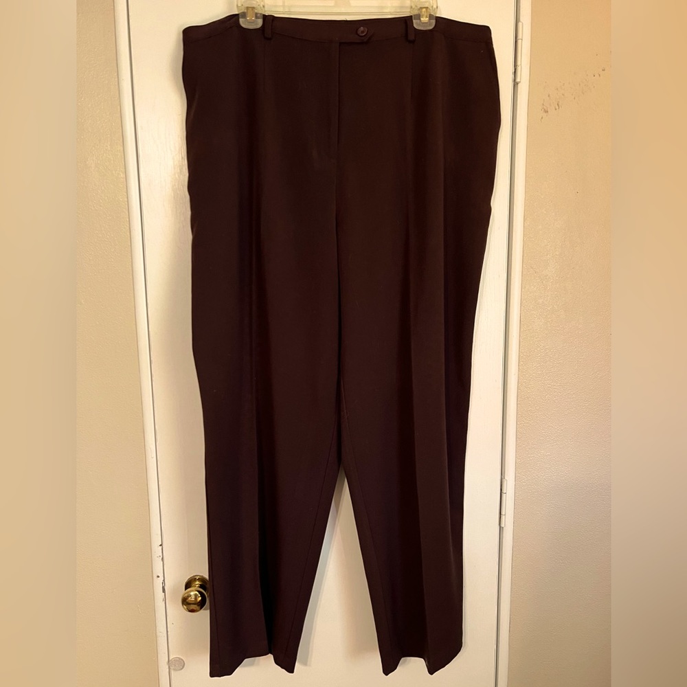 Sag Harbor Size 20 W Brown Slacks